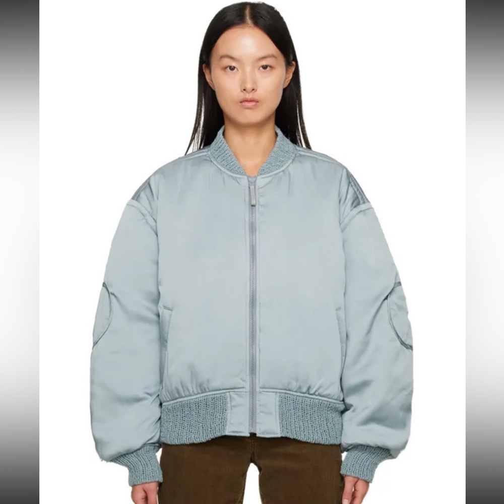 Acne Studios Blue Insulated Bonber Jacket size 34